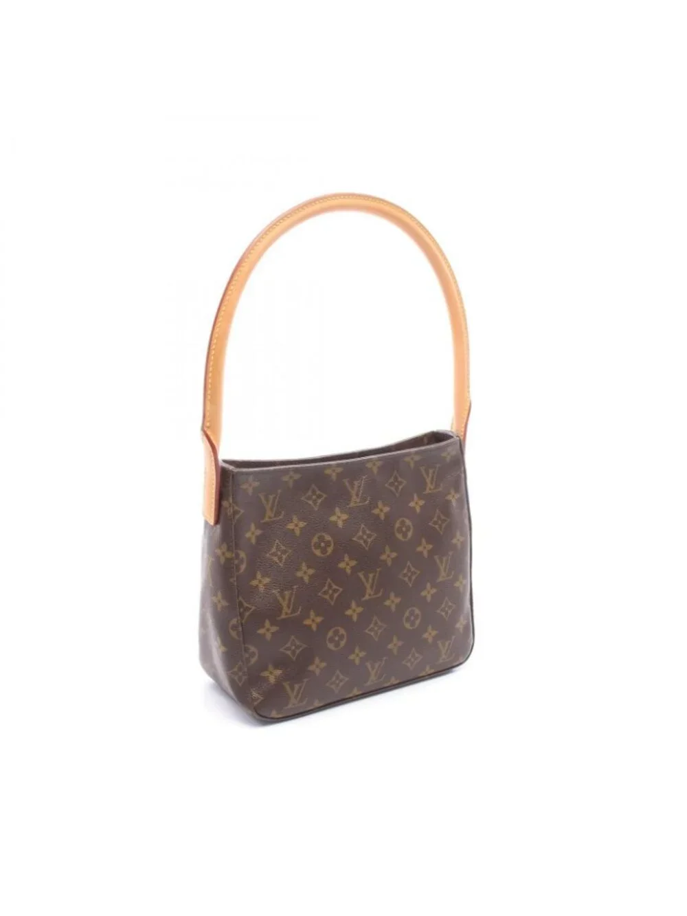 Louis Vuitton Shoulder Bag Looping MM Monogram Canvas Leather